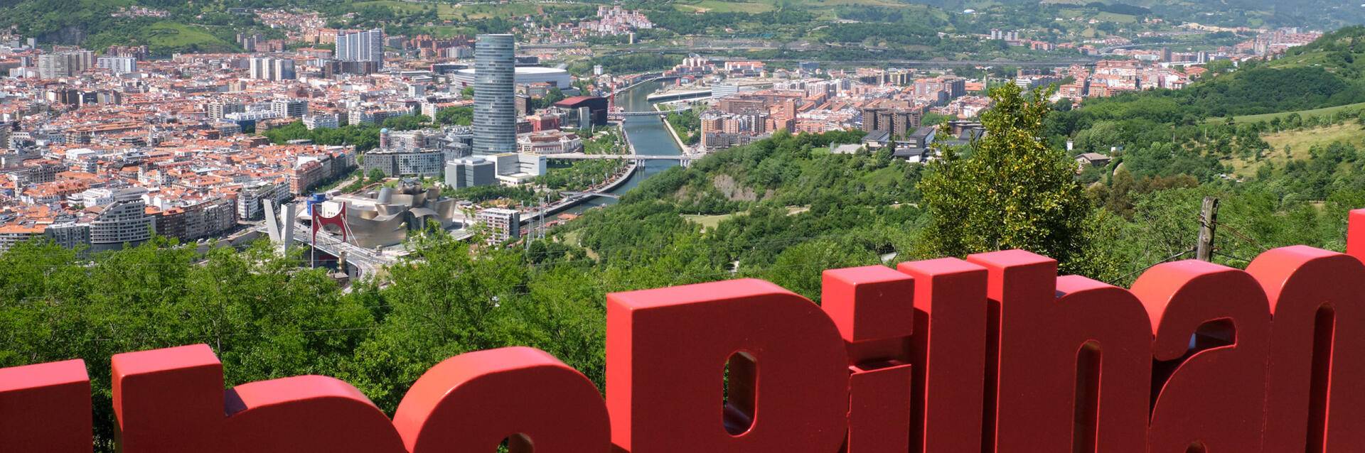 Viewpoints overlooking Bilbao